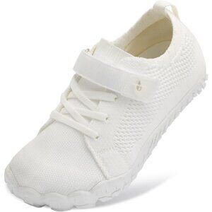 👑Boys White Lightweight Hiking Sneakers Anti-Slip Comfortable Sport Shoes